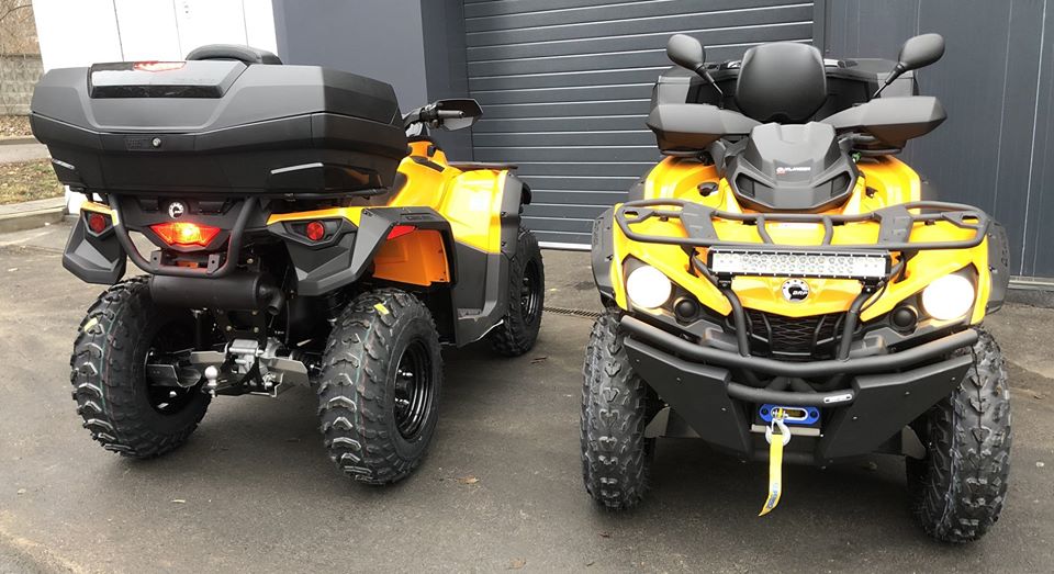 BRP Outlander MAX 570 DPS самый доступный двухместный квадроцикл в линейке 2020 модельного года.