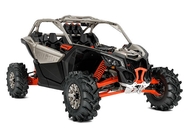 Квадроцикл Can-Am Maverick XMR TurboRR Liquid Titanium Magma Red 2022