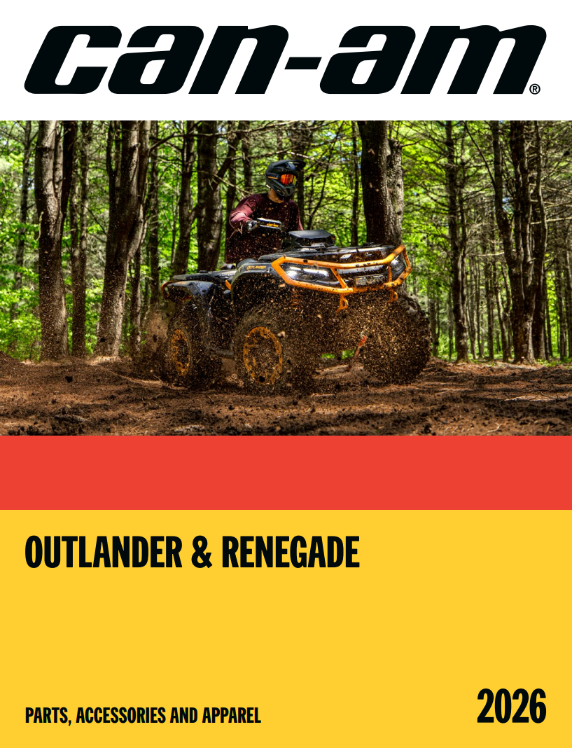 Каталог аксесуарів Can-Am ATV Outlander Renegade 2026