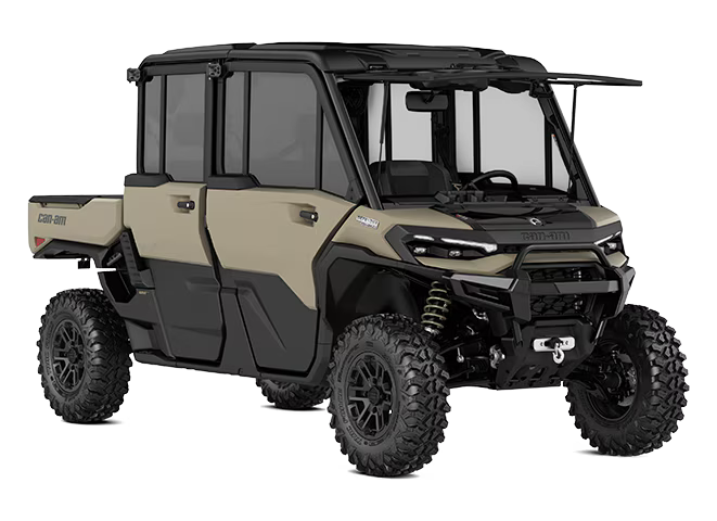 Мотовсюдихід Defender MAX Limited HD11 2026 — Desert Tan & Carbon Black
