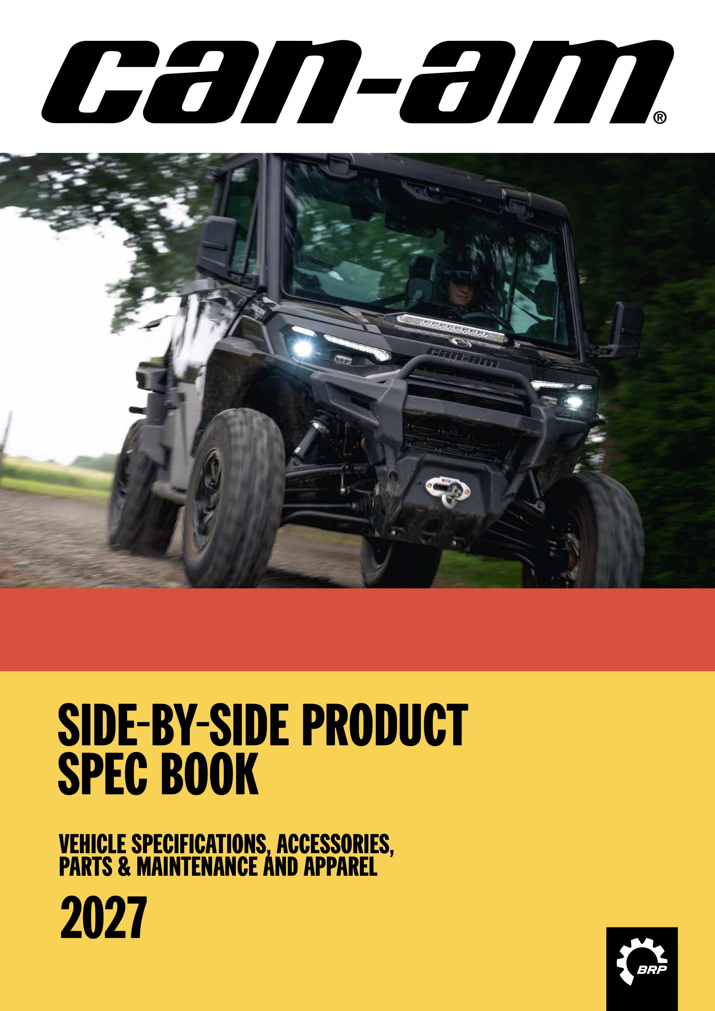 Каталог аксесуарів Can-Am SSV 2027